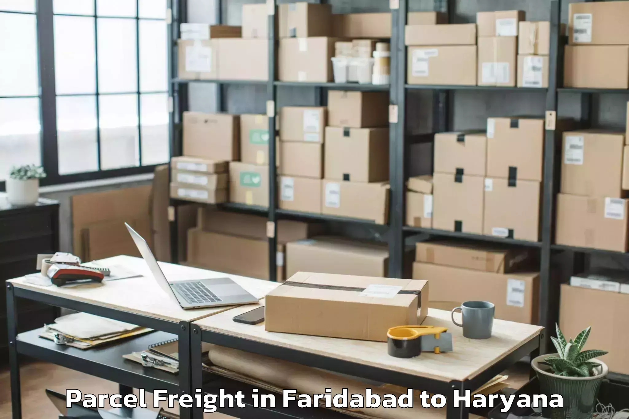 Book Your Faridabad to Thanesar Parcel Freight Today